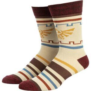 One pair of Legend of Zelda™ Hylian Royal Crest socks. Nintendo Store. Bioworld.